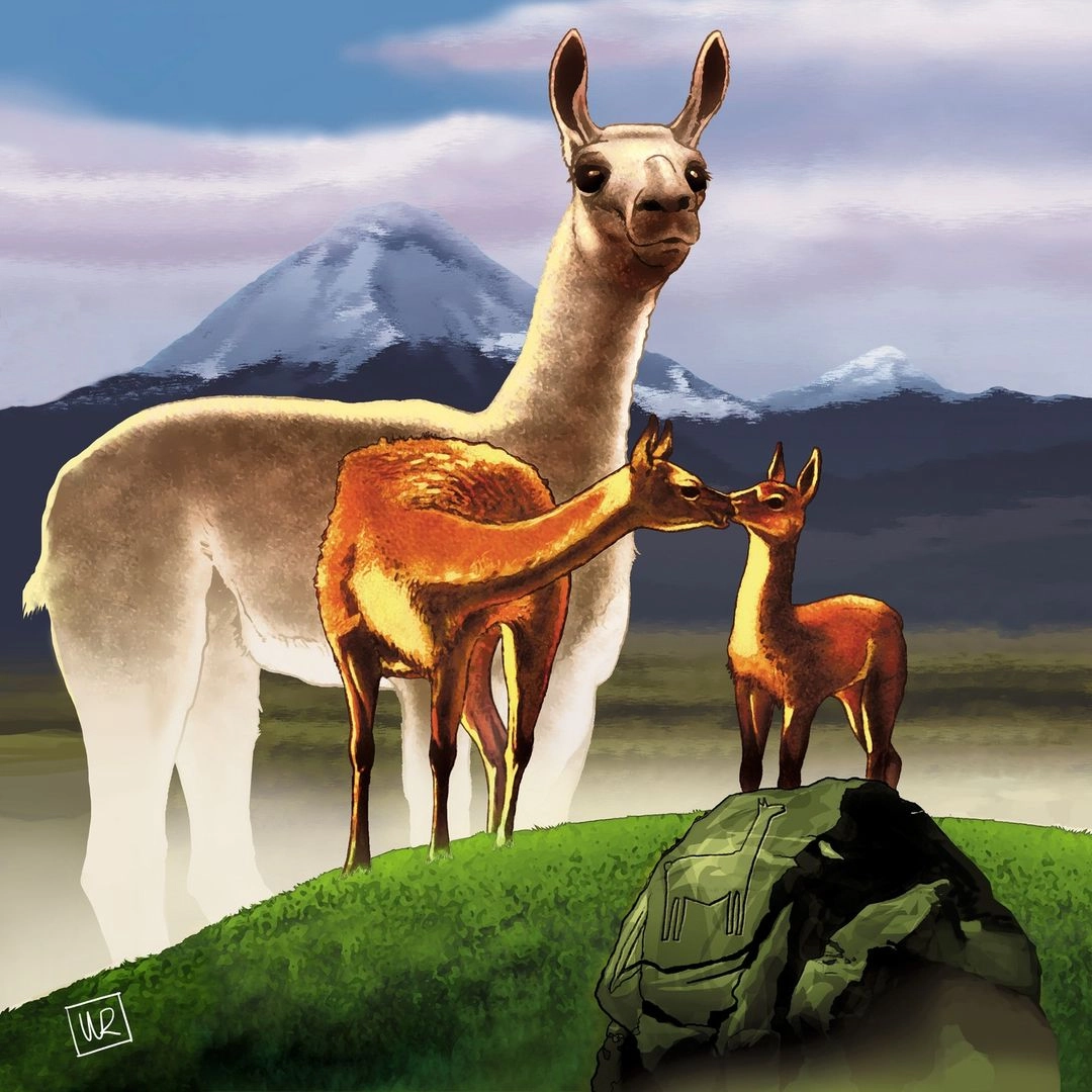 Ilustración de la baraja chamán totem